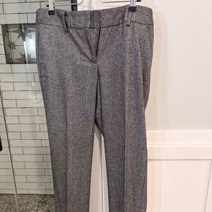 Herringbone weave pants